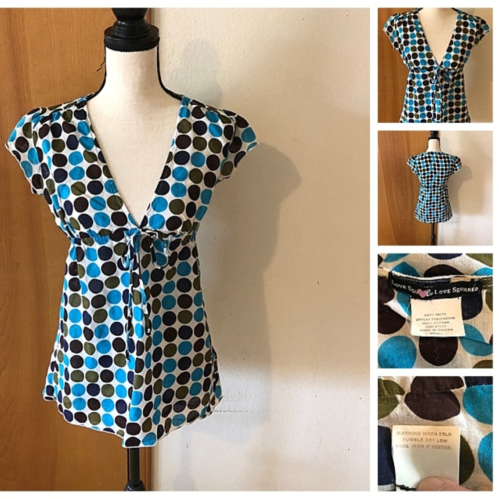 Cap Butterfly Sleeve Deep V Cinched BodiceTop